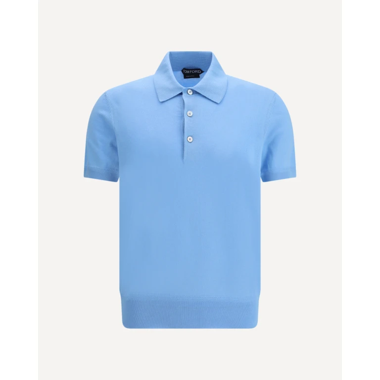 トムフォード メンズ コットンポロシャツ