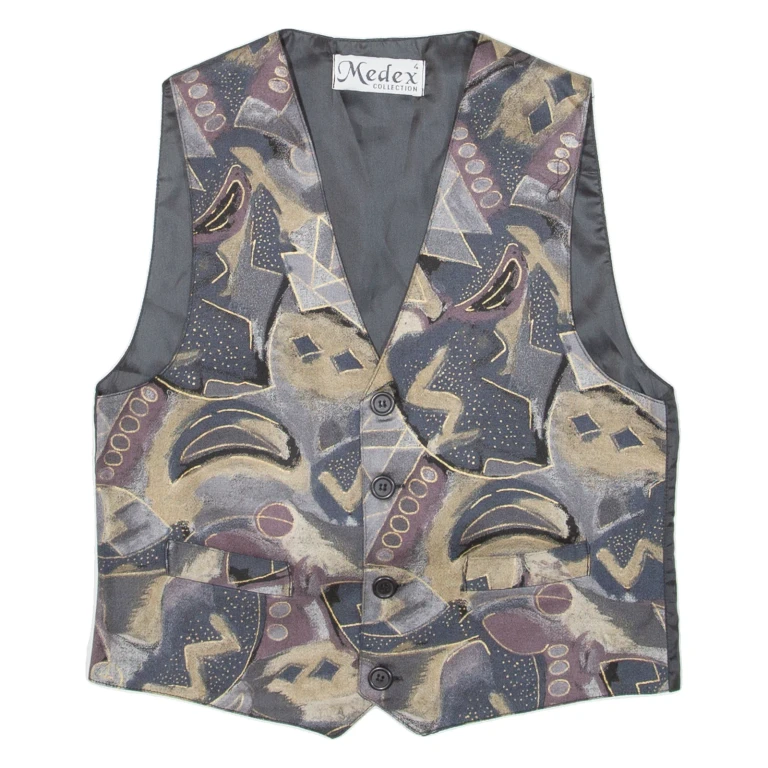 MEDEX Mens Blazer Waistcoat Blue XXS