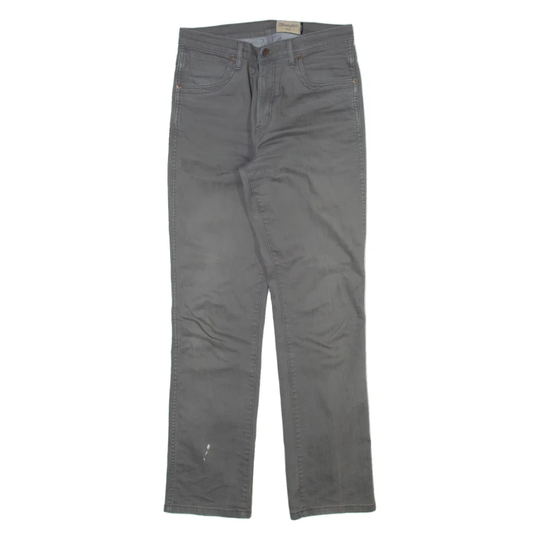 WRANGLER Mens Trousers Grey Slim Straight W30 L31