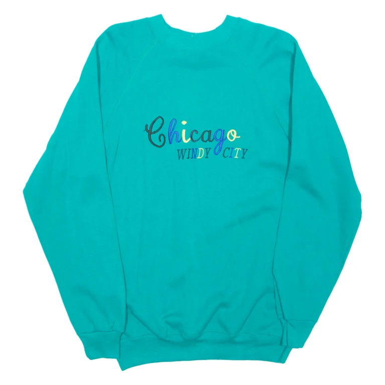MURINAS BEST Chicago Womens Sweatshirt Green USA XL