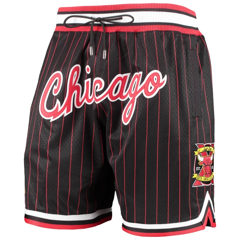 Men's NBA Just Don 10Th Year Anniversary Shorts Bulls 1996