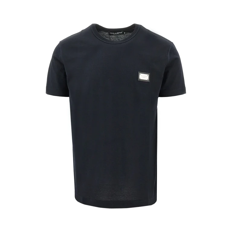 DOLCE & GABBANA Logo plate T-shirt Man 48