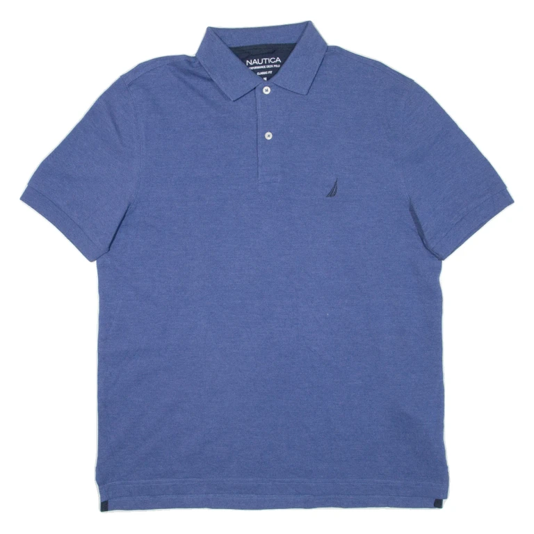 NAUTICA Mens Polo Shirt Blue M