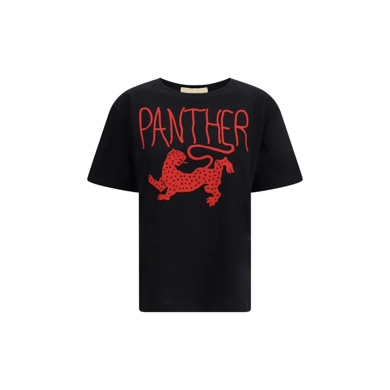 Black Cotton T-Shirt - Women