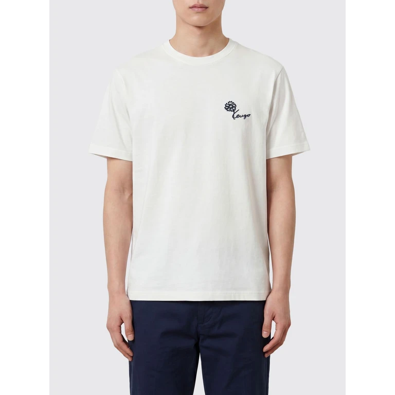 Floral Print and Logo Cotton T-Shirt (FG65TS2924SG02)