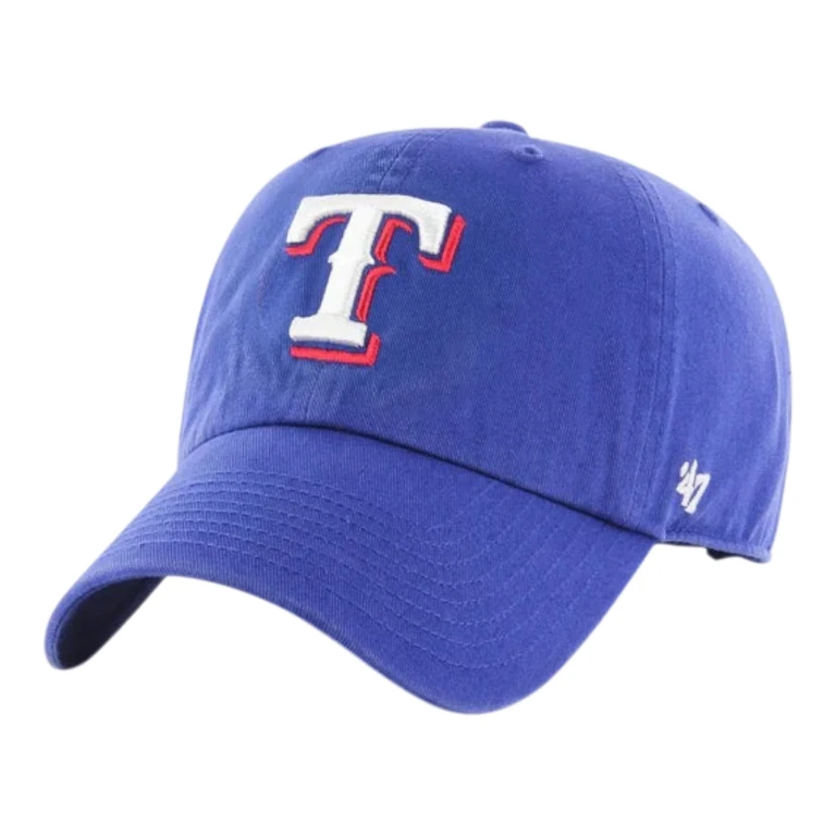 Clean Up Texas Rangers Strapback Hat - Royal Blue Adjustable Cap