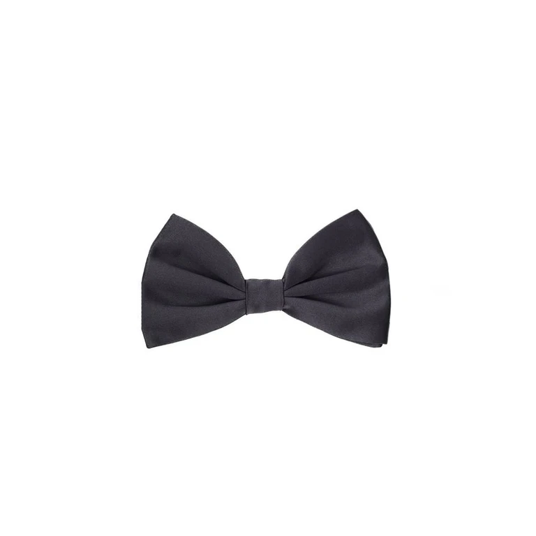 Dolce & Gabbana Gray Silk Bowtie Accessory - Men