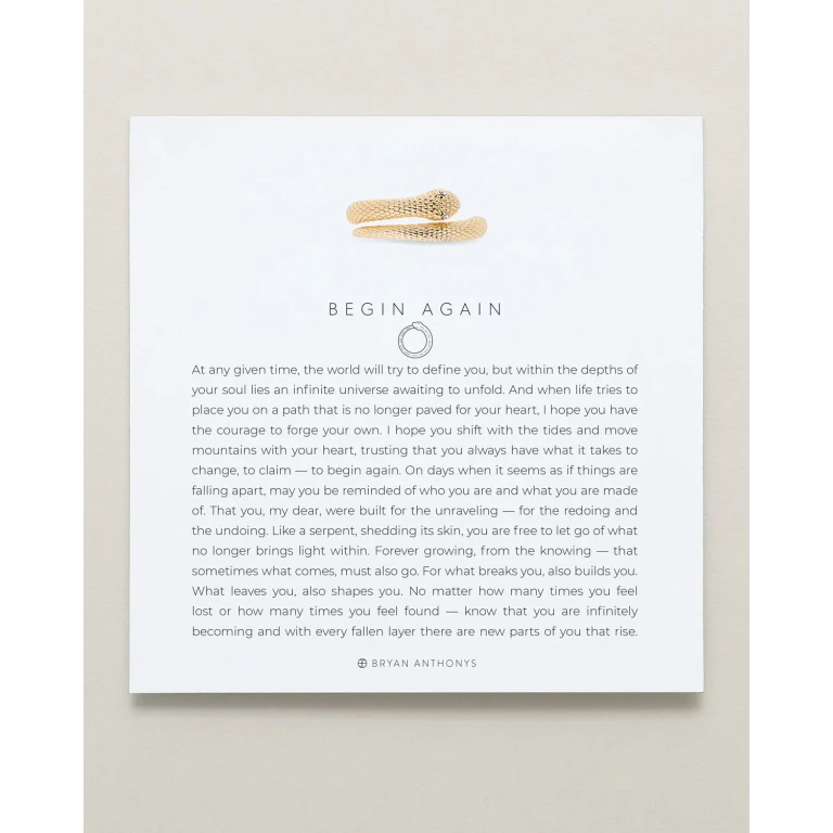 Begin Again Ring