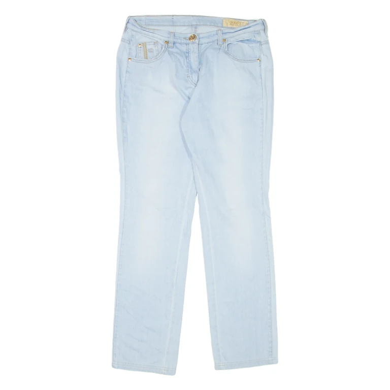 ORWELL Womens Jeans Blue Regular Straight Stone Wash W32 L31