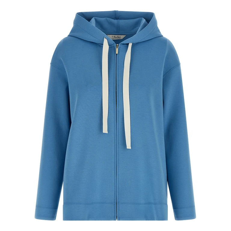 'S Max Mara Blue Cotton Hoodie Clothing - Women