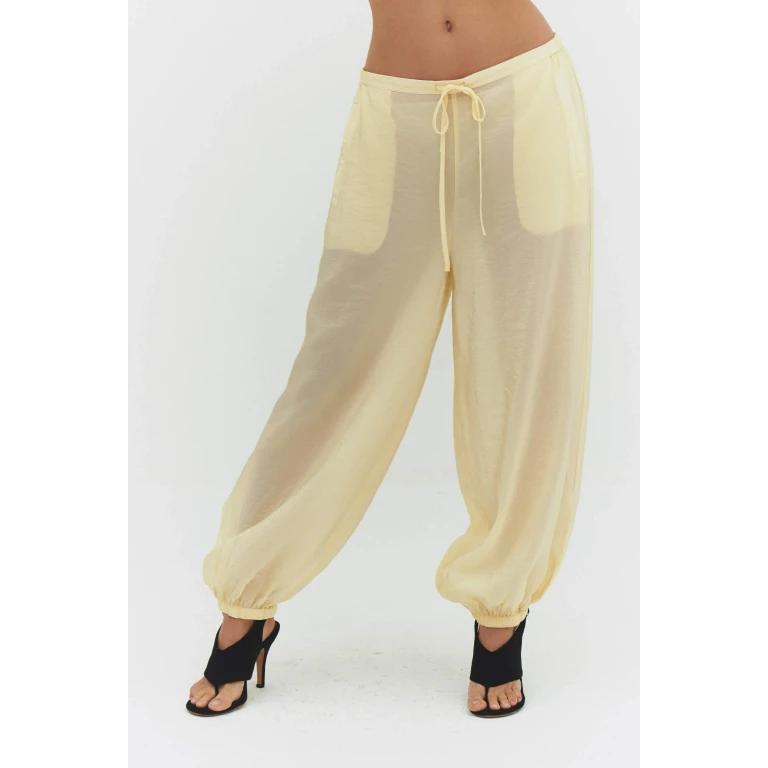 Zora Voile Pant in Butter
