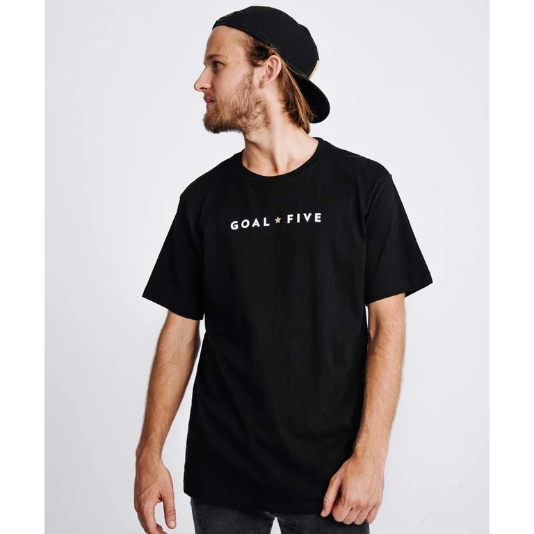 Men's Black Cotton T-Shirt