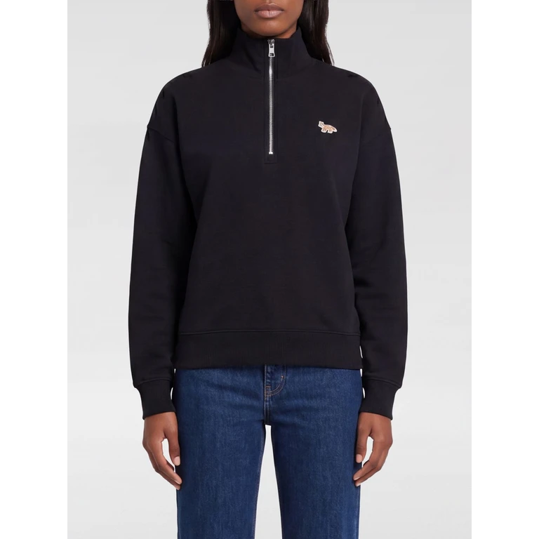 Sweatshirt Woman color Black (PW00308KM0341P199)
