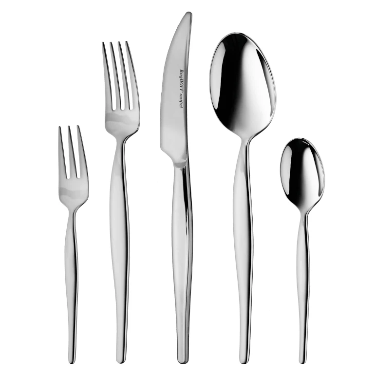 Essentials 60pc 18/10 Stainless Steel Flatware Set, Finesse
