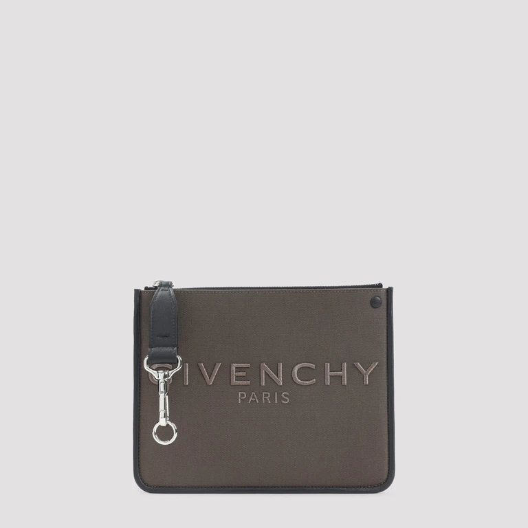 GIVENCHY - Givenchy Canvas Zipped Pouch