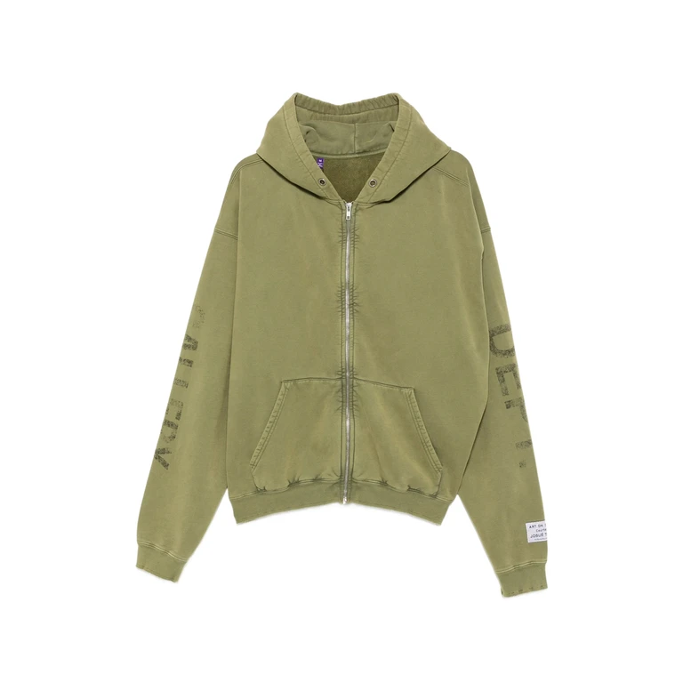 Gallery Dept. Logo-print Zip-fastening Hoodie