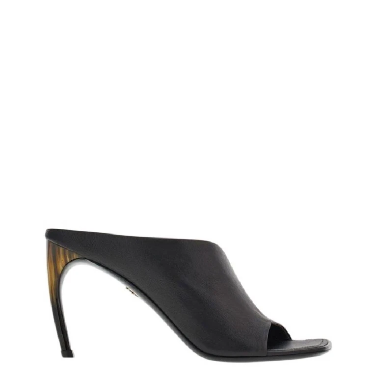 Ferragamo Nymphe 85 Black Sandals