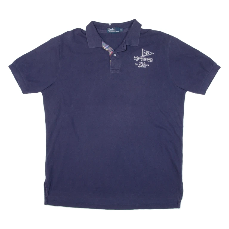 POLO RALPH LAUREN Mens Polo Shirt Blue XL