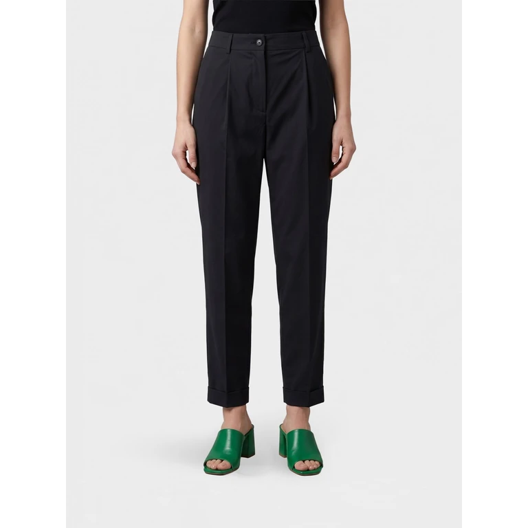 Cotton Blend Tailored Trousers (D50105H0966703000)