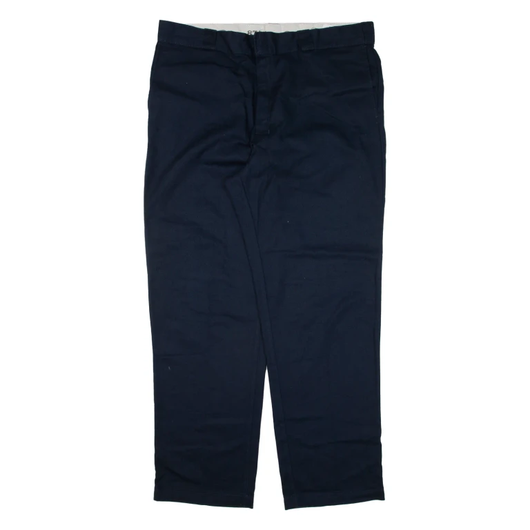 DICKIES 874 Workwear Mens Trousers Blue Regular Straight W40 L32