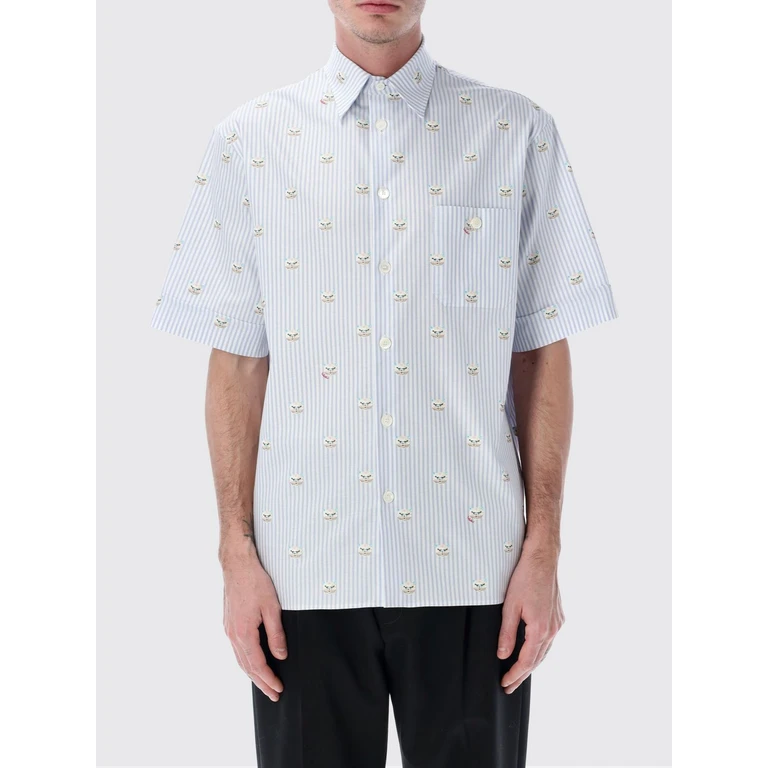 Shirt Men color Sky Blue (8V3AAF15B96C4W)