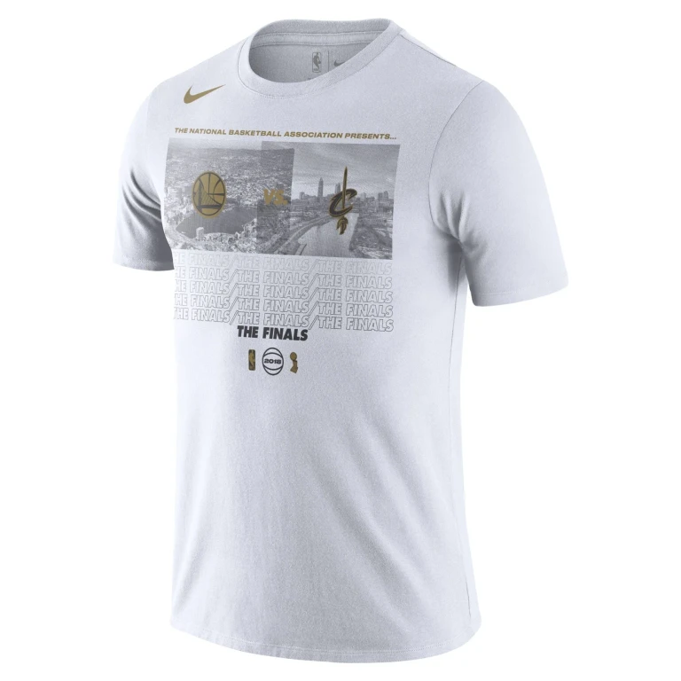 Women's NBA Gsw Vs. Clev Cavaliers 2018 NBA Finals Bound Dueling Team Matchup T-Shirt