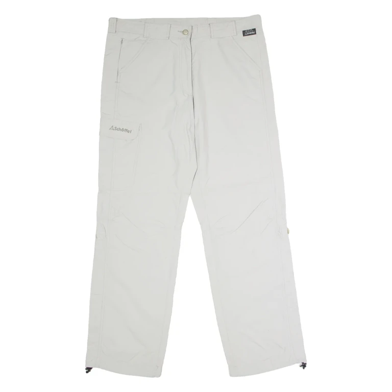 SCHOFFEL Outdoor Womens Trousers Grey Regular Straight W36 L32