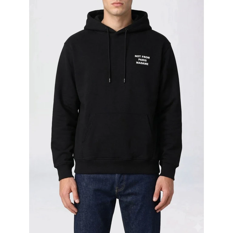 DRÔLE DE MONSIEUR Sweatshirt Men color Black (PERMHO162CO127BLACK)