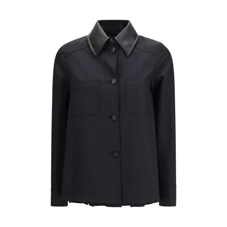 Max Mara Black Polyester Pattern Shirt - Women