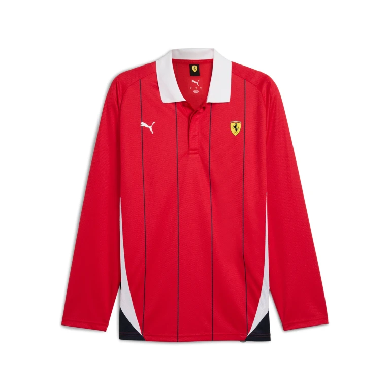 Men's Ferrari Race Jersey Ls Polo Jerseys