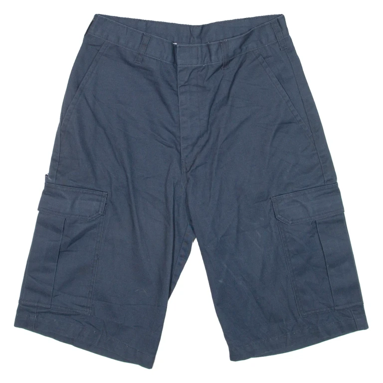 DICKIES Mens Workwear Shorts Blue L W32