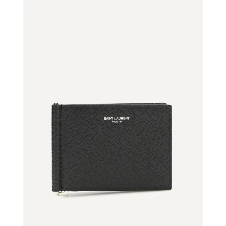 SAINT LAURENT Leather Wallet Male UNI