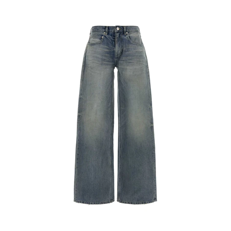 Denim Wide-Leg Jeans Outback Blue - Women