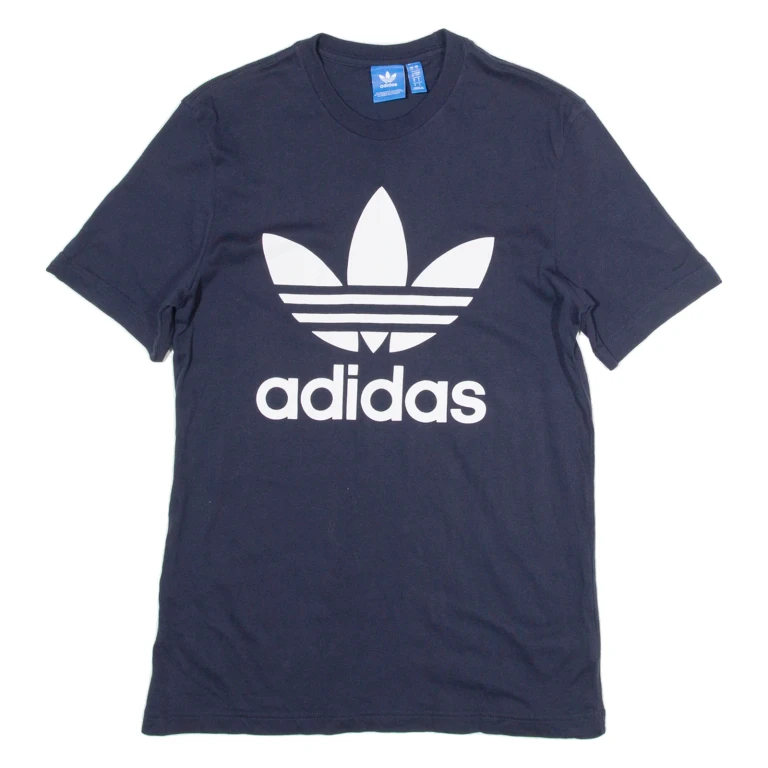 ADIDAS Mens T-Shirt Blue S