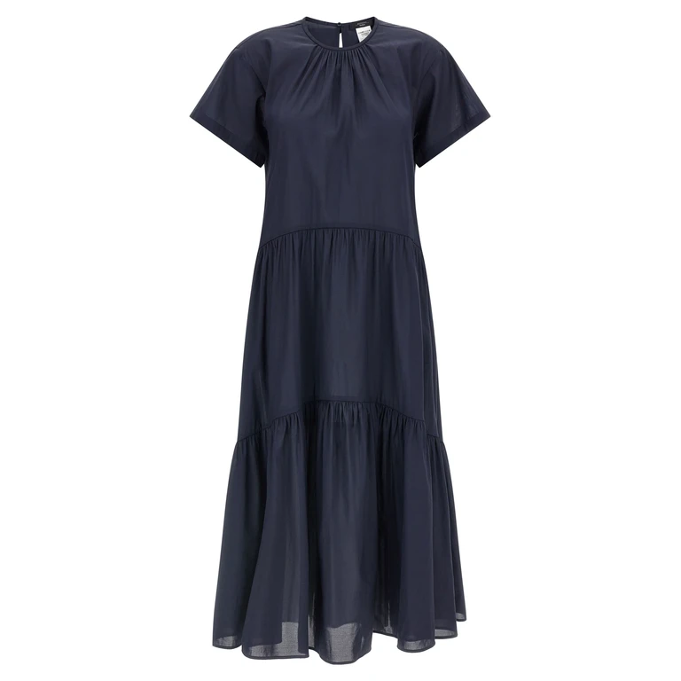 Max Mara Blue Acetate Long Dress - Women