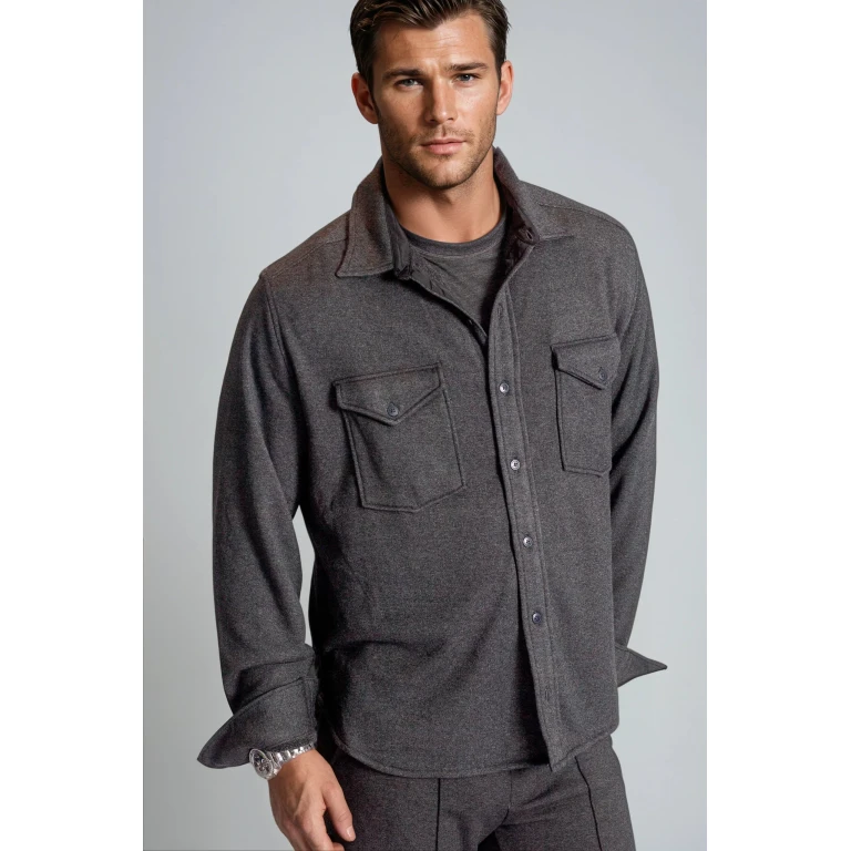 Soft Knit CPO Overshirt