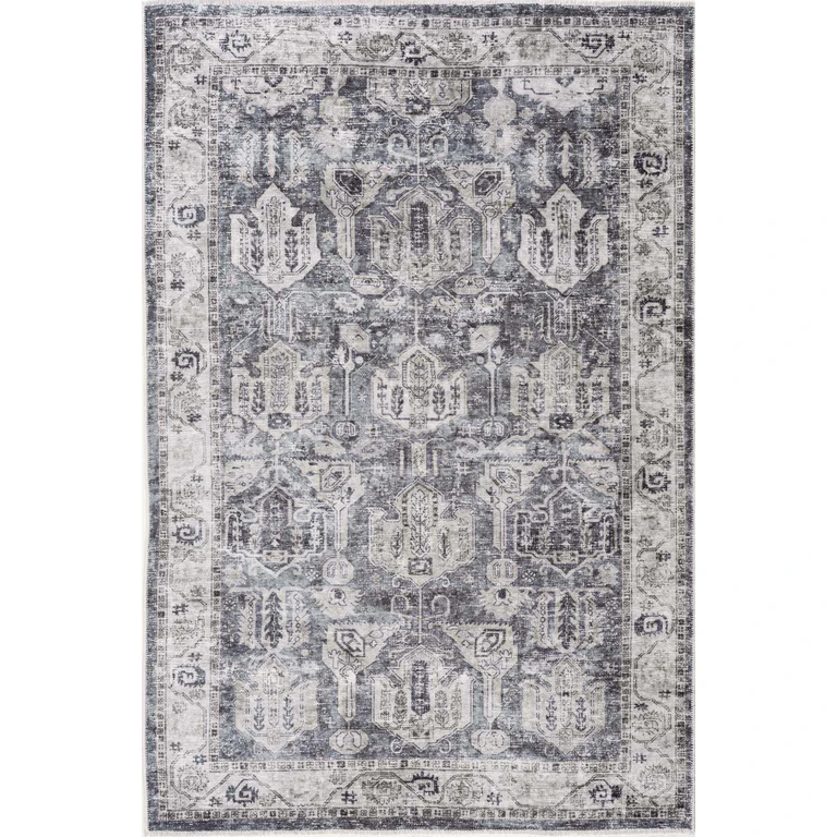 Off White Holi-4602 Washable Area Rug