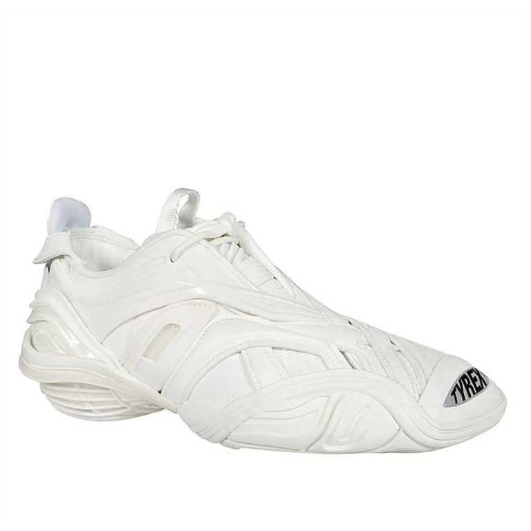Balenciaga Mens White Tyrex Monocolour Sneakers