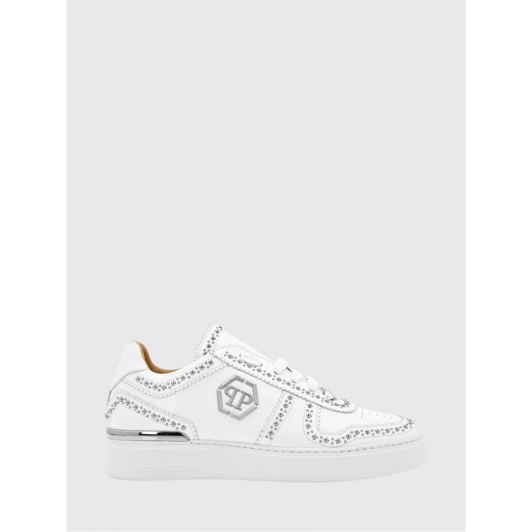 Brushed Leather Low-Top Sneakers with Embroidered Monogram (FADSMSC3980PLE010N01)