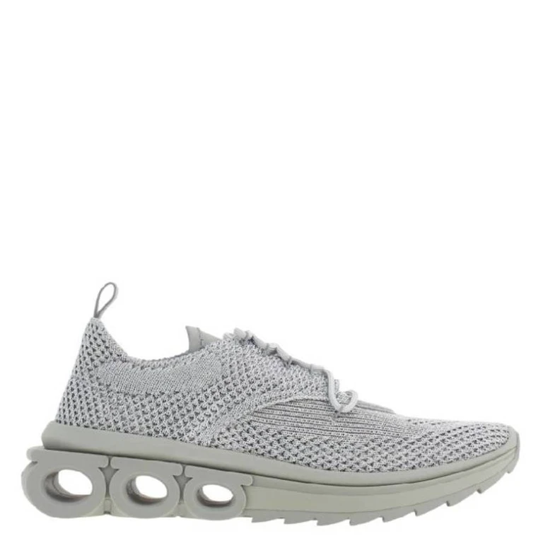 Ferragamo Nima Knit Low-Top Sneakers