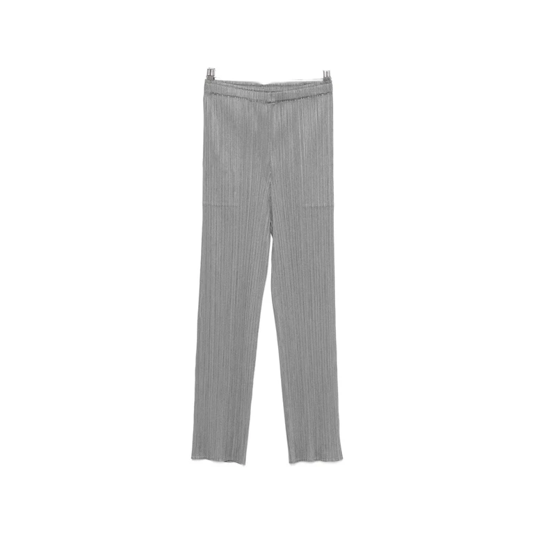 Pleated-design Cropped Trousers