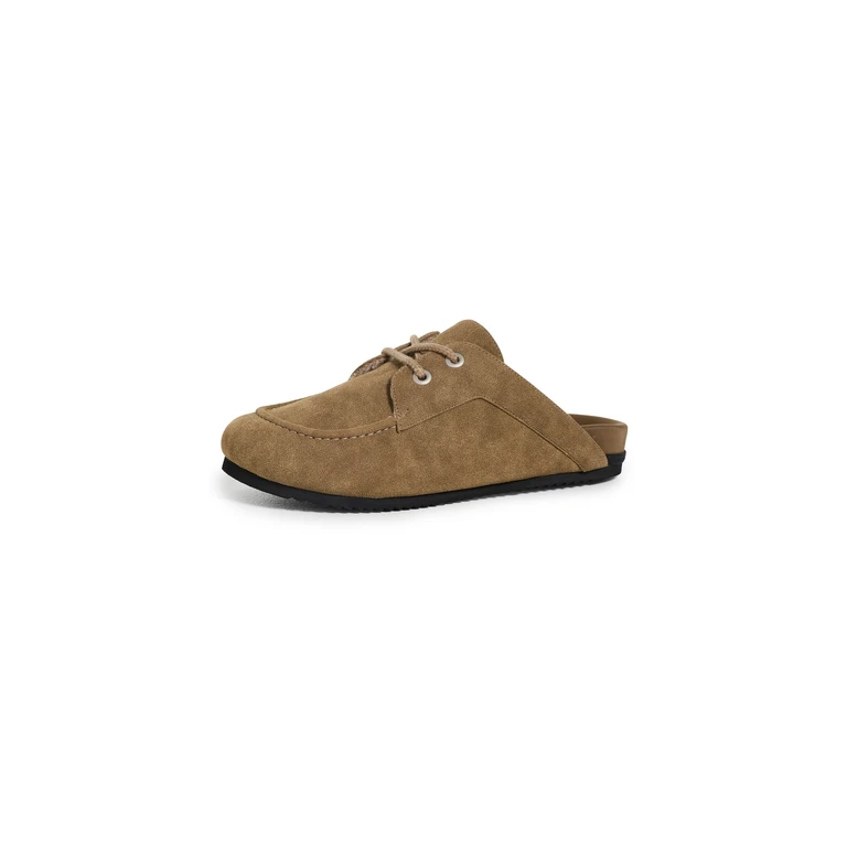 ROAM The Mock Loafer Mules Taupe 7