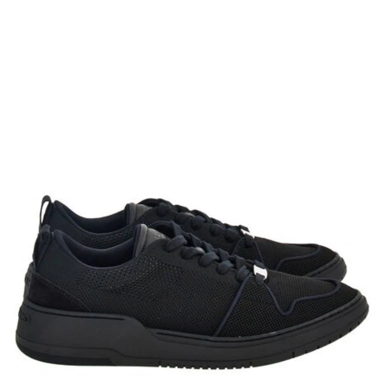 Ferragamo Dustin Low-Top Panelled Sneakers, Size 9