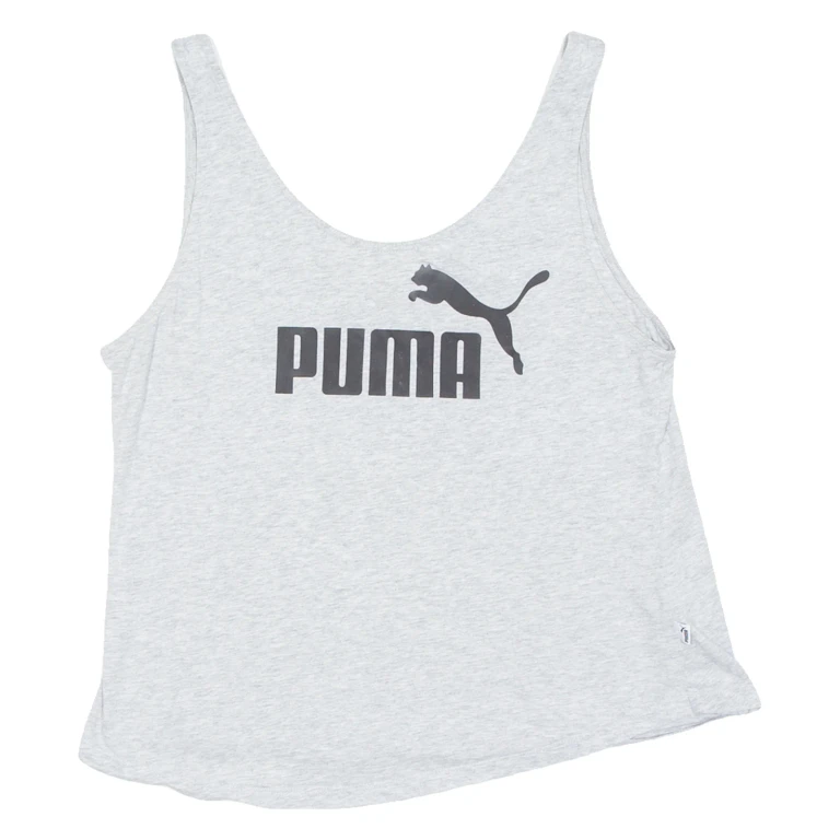 PUMA Womens Vest Grey Sleeveless XS