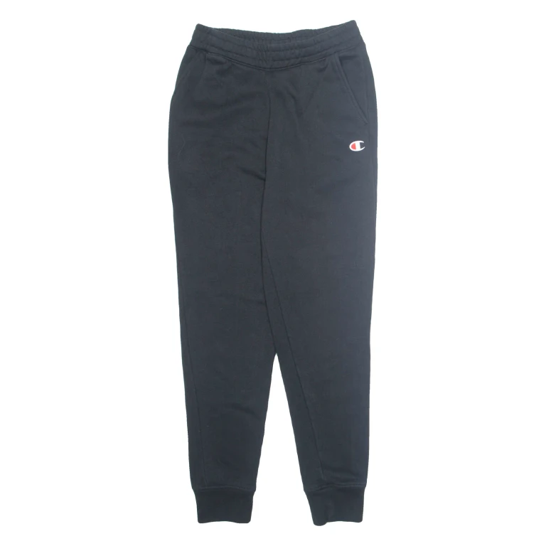 CHAMPION Womens Joggers Black Tapered S W24 L27