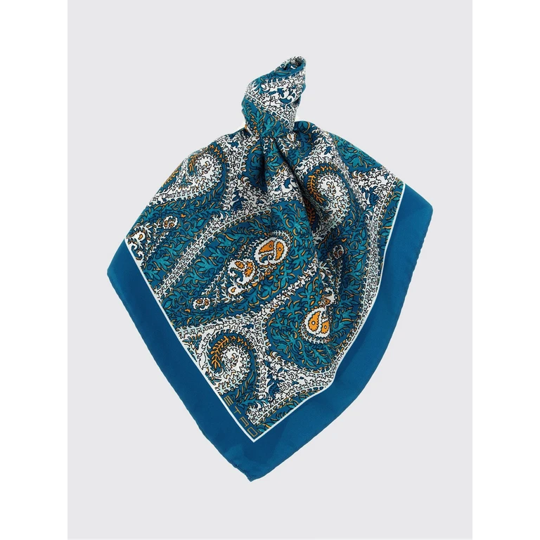Neck Scarf Woman color Blue (WAXA0008AKH88S9880)