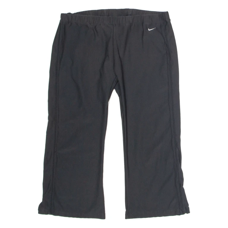 NIKE Womens Pedal Pushers Shorts Black L W30