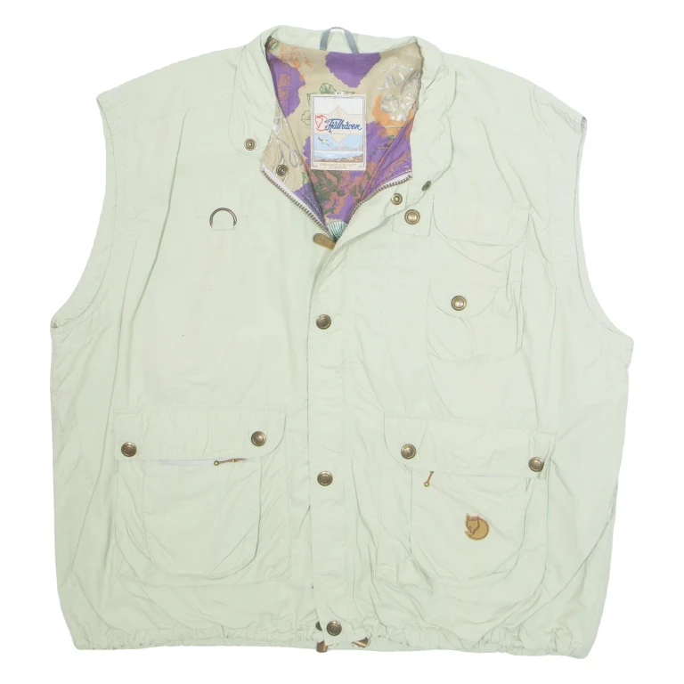FJÄLLRÄVEN Mens Gilet Green XL