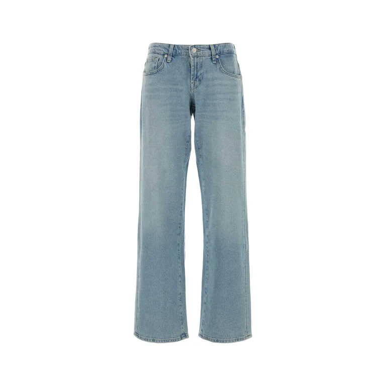 Seven For All Mankind Stretch Denim Jeans Azzurro Exterior: Cotton Elastane - Women