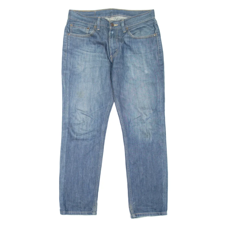 LEVI'S 511 Jeans Mens Blue Slim Straight Stone Wash W32 L30